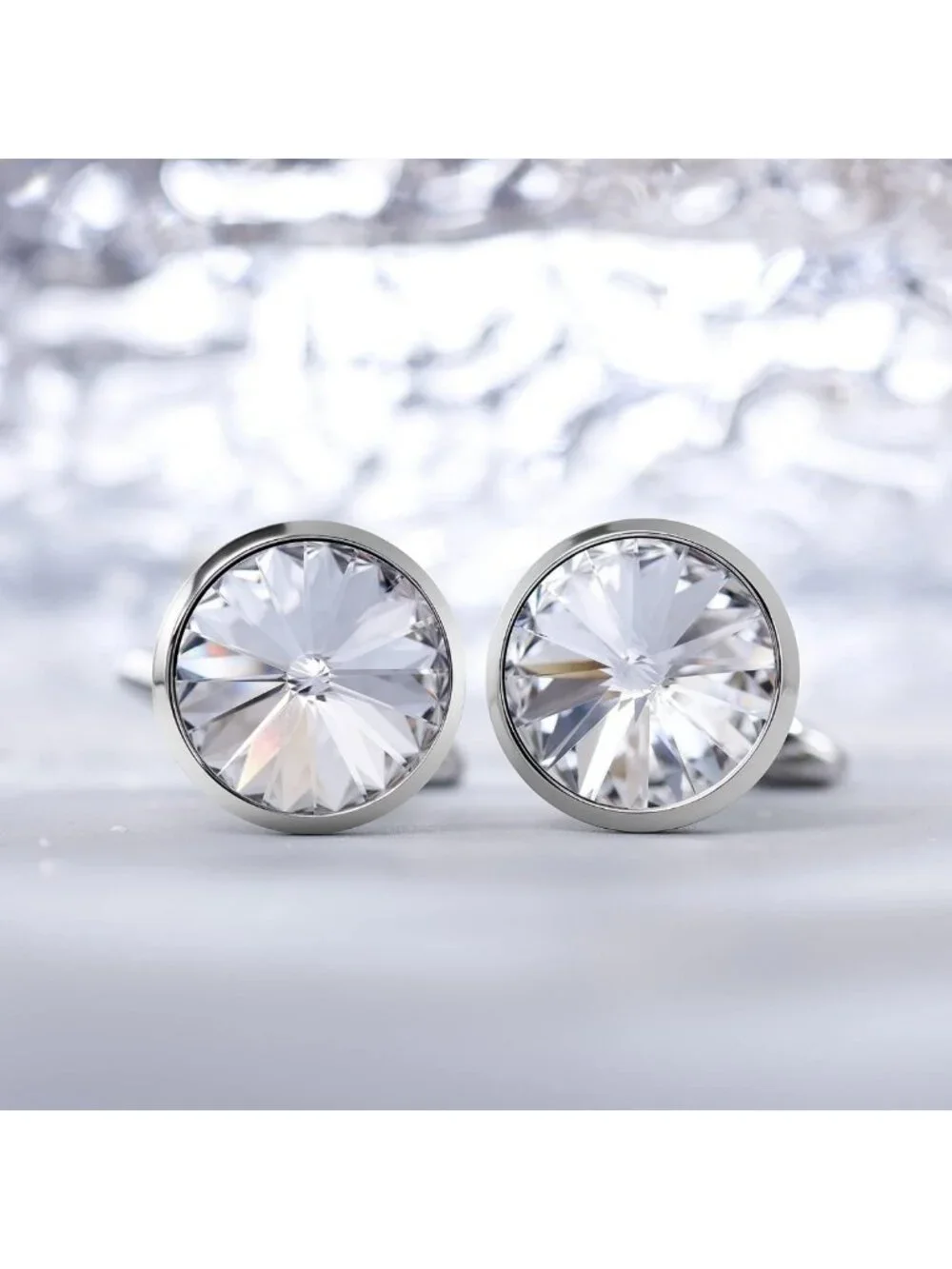 Elegant Cufflinks & Shirt Studs Set for Men - Gift Boxed Jewelry for Weddings